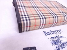 未使用品 ノバチェック柄 BURBERRYS オールドバーバリー クラッチバッグ パーティーバッグ カバン セカンドバッグ ポーチ_画像4