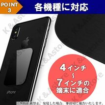 【匿名配送】メタルプレート スチールプレート 黒2枚 角型M スマホ 車載マグネットホルダー 金属プレート 両面テープ付き 磁気ブラケット用_画像4