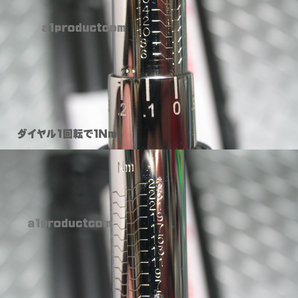 スナップオン Snap-on 差込角1/4(6.5mm) クリックタイプ トルクレンチ 測定レンジ(5~25 Nm) QD1RN25B 新品の画像3