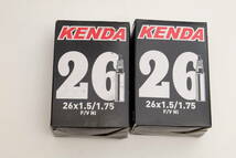 KENDA 2本 26x1.5-1.75 仏式 チューブ ケンダ_画像1