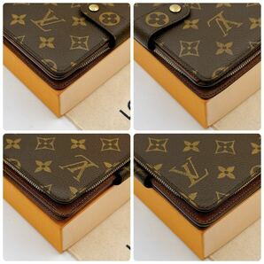 2695【未使用に近い】LOUIS VUITTON ルイヴィトン モノグラム ポルトパピエジップ 二つ折り財布 ラウンドファスナー M61207/SP0031の画像9