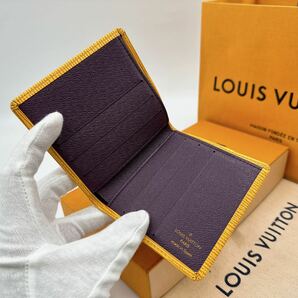 2702【未使用に近い】LOUIS VUITTON ルイヴィトン エピ ポルトビエ6 カルトクレディ 札入れ 二つ折り財布 ウォレット M63319/CA1012の画像3