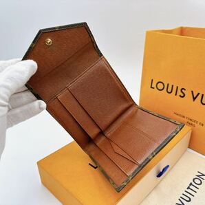 2708【極美品】LOUIS VUITTON ルイヴィトン モノグラム ポルトモネ ビエ カルトクレディ 三つ折り財布 ウォレット M61660/AN0971の画像4