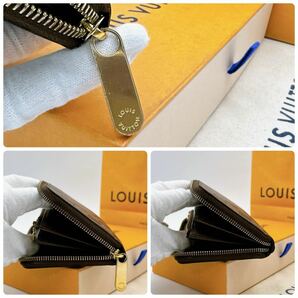 2719【超 極美品】LOUIS VUITTON ルイヴィトン ダミエ ジッピーウォレット ラウンドファスナー 長財布 ウォレット N60015/CR4029の画像8