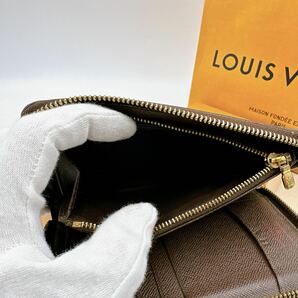 2728【超 極美品】LOUIS VUITTON ルイヴィトン ダミエ ジッピーコンパクトウォレット 長財布 ラウンドファスナー ウォレット N60028/MI1130の画像4