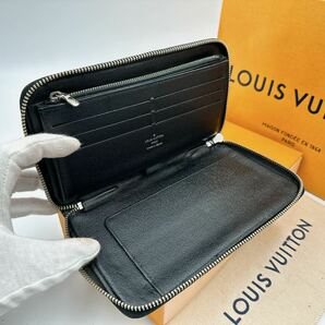 2742【美品】LOUIS VUITTON ルイヴィトン ダミエ グラフィット ジッピーオーガナイザー 長財布 ウォレット N63077/CA5029の画像3