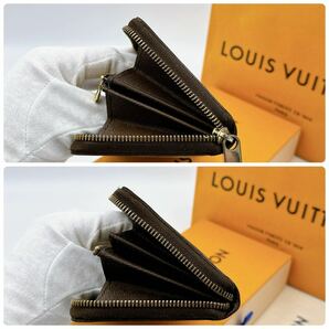 2750【美品】LOUIS VUITTON ルイヴィトン ダミエ ジッピーウォレット ラウンドファスナー 長財布 ウォレット N60015/CA4068の画像8