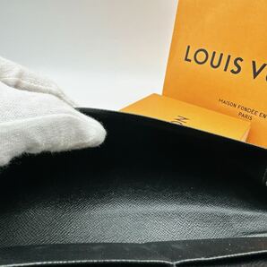 2709【外観極美品】LOUIS VUITTON ルイヴィトン ダミエ グラフィット ジッピーヴェルティカル 長財布 ウォレット N63095/CR3143の画像6