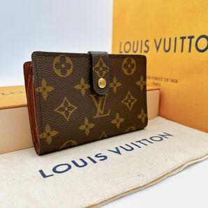 2757【未使用に近い】LOUIS VUITTON ルイヴィトン モノグラム ポルトモネ ビエ ヴィエノワ 二つ折り財布 がま口 ウォレット M61674/MI0030の画像1