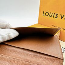 2773【美品】LOUIS VUITTON ルイヴィトン モノグラム ポルトバルール カルトクレディ 長財布 札入れ 二つ折り財布 M61823/MI0946_画像6