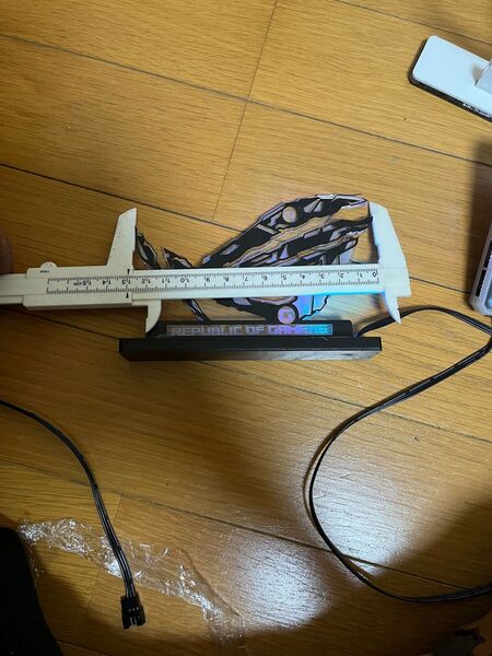 ROGデザイン 飾り物 5v ARGB 黒