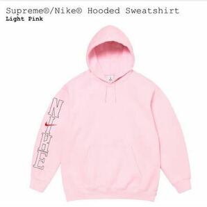 サイズS Supreme Nike Hooded Sweatshirt Light Pink シュプリーム ナイキ フーディー スウェットシャツ ライト ピンク 新品 国内正規品の画像1