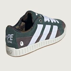 25.5cm A BATHING APE adidas Lawsuit N BAPE 1st Camo Shadow Green ア ベイシング エイプ アディダス ロースーツ ベイプ カモ グリーンの画像5