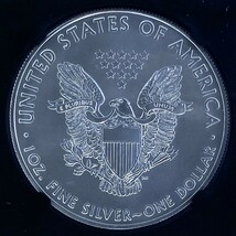 【最高鑑定】 2019年(W) シルバーイーグル Eagle 1ドル アメリカ 銀貨 NGC MS70 ファーストデイオブイシュー ウェストポイント造幣局_画像2