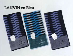 LANVIN en Bleu ランバンオンブルー　タオルハンカチ　ハンカチ　メンズ　レディース　3枚　新品未使用品