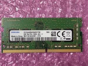 SAMSUNG ノート用　8GB PC4-21333 DDR4-2666 