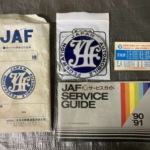 JAF 当時物 バッジ ステッカーの画像1