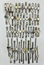 レディース 大量 50本 個 点 腕時計 セット まとめて CYMA TECHNOS SEIKO RICOH SKAGEN LANCEL NINA RICCI 等 ジャンク ステンレス F177_画像1