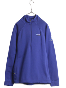 パタゴニア クロストレック ジャケット レディース L / PATAGONIA 裏フリース ストレッチ ジャージ プルオーバー ハーフジップ ハイネック