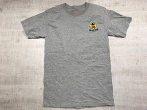 Hanes ヘインズ製 NORTH SHORE SURFER X-ING サーフ ノースショア ハワイ ストリート 半袖Tシャツ カットソー メンズ 刺繍 S グレー