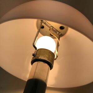 290 中古 アンティーク シェードランプ スタンドライト 照明 ナイトスタンド タッチセンサー ホワイト  の画像7