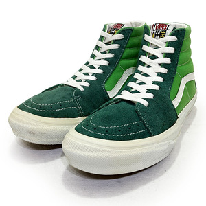 ヴァンズ バンズ スケートハイ ライムグリーン 26.0cm VANS SK8HI 正規品 本物 カジュアル レアカラー サーフ スケート ハイカット 人気 緑