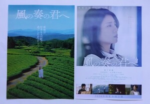 【送料無料】映画「風の奏の君へ」チラシ１０枚 ☆美品☆［松下奈緒・杉野遥亮・山村隆太・西山潤・泉川実穂・たける・池上季実子］