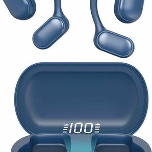 613) 【業界新傑作 ながら聴きイヤホン】ワイヤレスイヤホン Bluetooth 耳掛け式イヤホン 耳を塞がないイヤホン 非骨伝導イヤホンの画像1
