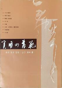 〔1H6J2A〕実用の書範 桑田笹舟 監修 山口南艸 書 高山草月堂 書道