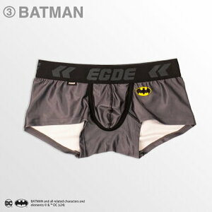 【送料無料】 EGDE≪ SUPERMAN x BATMAN スーパーローライズ ショートボクサーパンツ カラー:③BATMAN サイズ:S 3533