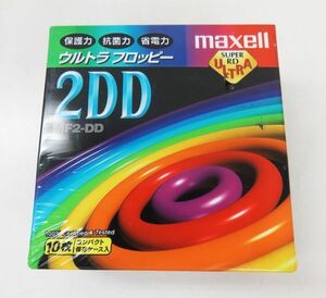 A035★新品/未開封 maxell マクセル 3.5型フロッピーディスク MF2-DD 10枚入 日本製★04