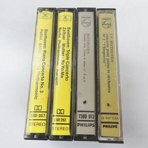 A037★L,V.BEETHOVEN ルートヴィヒ・ヴァン・ベートーヴェン 協奏曲 カセットテープ 4本まとめ 現状品★04の画像4