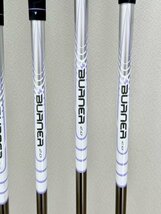 1円〜 TaylorMade Golf テーラーメイドゴルフ ８本セット r5 xl plus 38インチ BURNER 2.0 7,8,9,P,S,A GHOST Manta 32インチ 中古 現状品_画像2