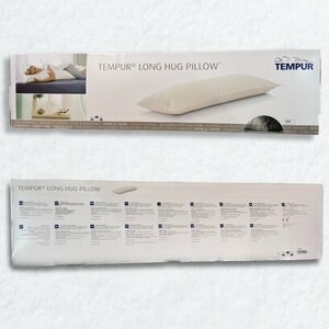 【新品・未使用】TEMPUR テンピュール 抱き枕 LONG HUG PILLOW ロングハグピロー 37×120㎝ 箱付き 寝具 インテリア 直接取引可 手渡し可