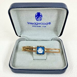 1円〜 【新品・未使用】Wedgwood ウェッジウッド ネクタイピン アクセサリー 箱付き ゴールドカラー アクセサリー メンズ ファッション