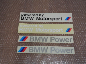 新品！BMW MOTORSPORT M POWER ステッカー　シール E24 E26 E28 E30 E36 E46 E38 E39 M1 M3 M5 M4 M6 ノベルティーグッズ