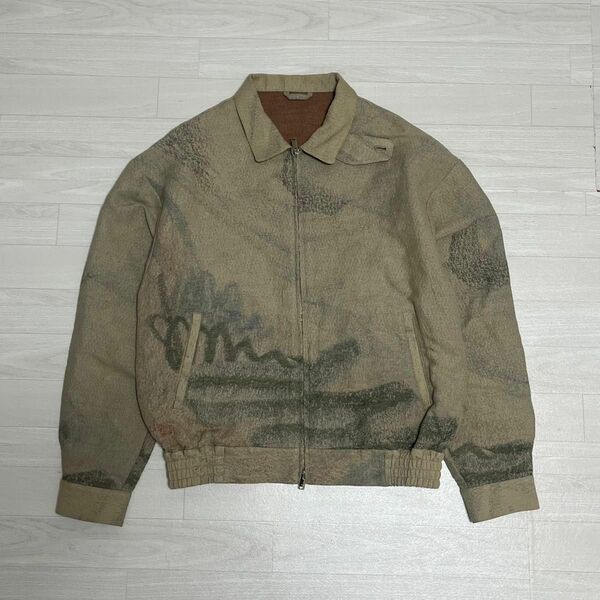 YOKE ヨーク 22ss JACQUARD LOOSE ZIP BLOUSON