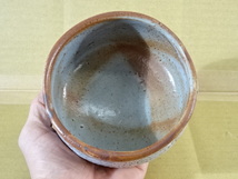 PL-83/桂山作 秀作 芳作 茶碗 抹茶碗 煎茶道具 茶器 陶器 伝統工芸品 和食器 床飾 美品3点まとめて 京焼? 美濃焼?_画像8