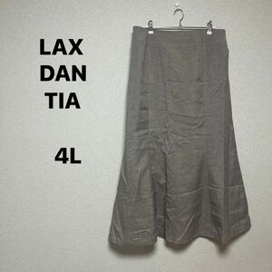 LAX DAN TIA レディース　ロング　フレア　スカート　サイズ4L