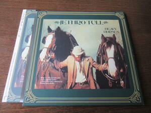 日本盤、紙ジャケ、帯付、良品■ジェスロ・タル【逞しい馬】JETHRO　TULL■中世世界を現代に蘇らせたような名作。