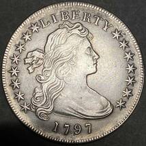アメリカ古銭　1797年　約22.73g リバティ　大型銀貨　記念硬貨　イーグル　自由の女神　レア_画像1