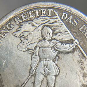 スイス古銭 狩猟祭記念銀貨 約26.80g 1422年銘 5フラン 一円貨幣 硬貨骨董品コインコレクション の画像3
