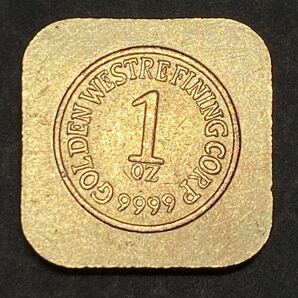 世界古銭 ザパースミント 約11.34g 一円貨幣 硬貨骨董品コインコレクション インゴット 24金 流通品 延べ棒 ゴールド の画像2
