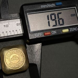 世界古銭 ザパースミント 約11.35g 一円貨幣 硬貨骨董品コインコレクション インゴット 24金 流通品 延べ棒 ゴールド の画像7