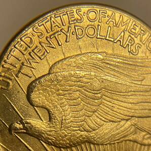 アメリカ イーグル金貨 約17.47g 1/2oz 20ドル 1933 一円貨幣 硬貨骨董品コインコレクション の画像5