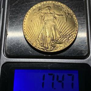 アメリカ イーグル金貨 約17.47g 1/2oz 20ドル 1933 一円貨幣 硬貨骨董品コインコレクション の画像9