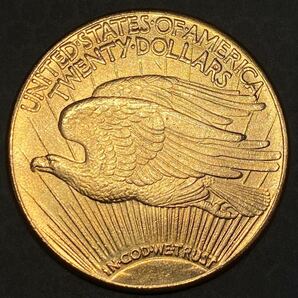アメリカ イーグル金貨 約17.47g 1/2oz 20ドル 1933 一円貨幣 硬貨骨董品コインコレクション の画像2