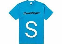 Supreme Futura Logo Tee "Blue"