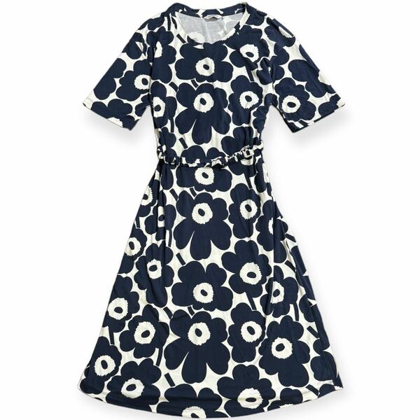 美品 marimekko マリメッコ 2022ss Clarfe Unikko Dress ワンピース XSサイズ