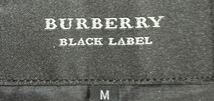 BURBERRY BLACK LABEL 羊革 W-ZIP ライダース レザージャケット ブラック Mサイズ_画像9